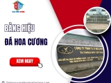 Bảng Hiệu Đá Hoa Cương Đẹp, Sang, Giá Rẻ