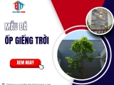 Mẫu đá ốp giếng trời
