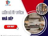 Mẫu đá ốp tường nhà bếp