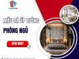 Mẫu đá ốp tường phòng ngủ