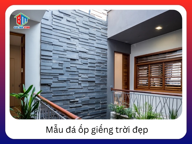 Mau da op gieng troi dep phu hop kien truc tong the