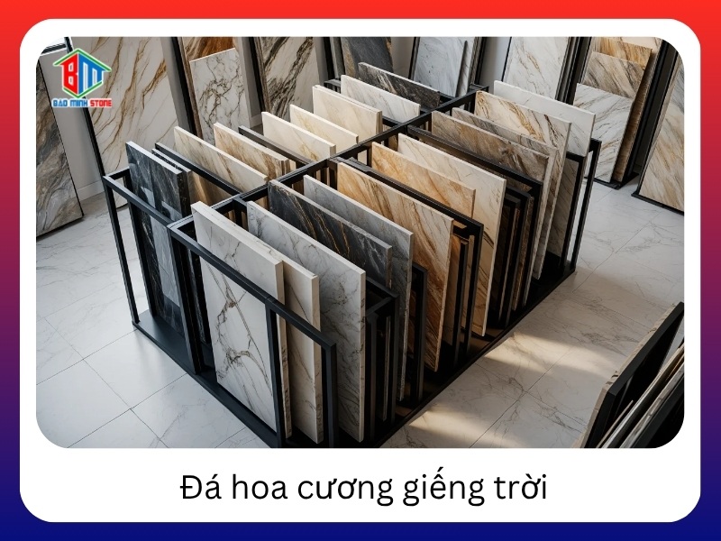 Da hoa cuong granite cho gieng troi hien dai