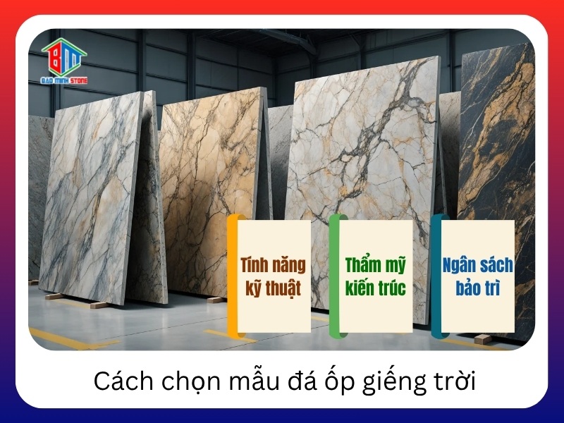 Cach chon mau da op gieng troi cho nha o