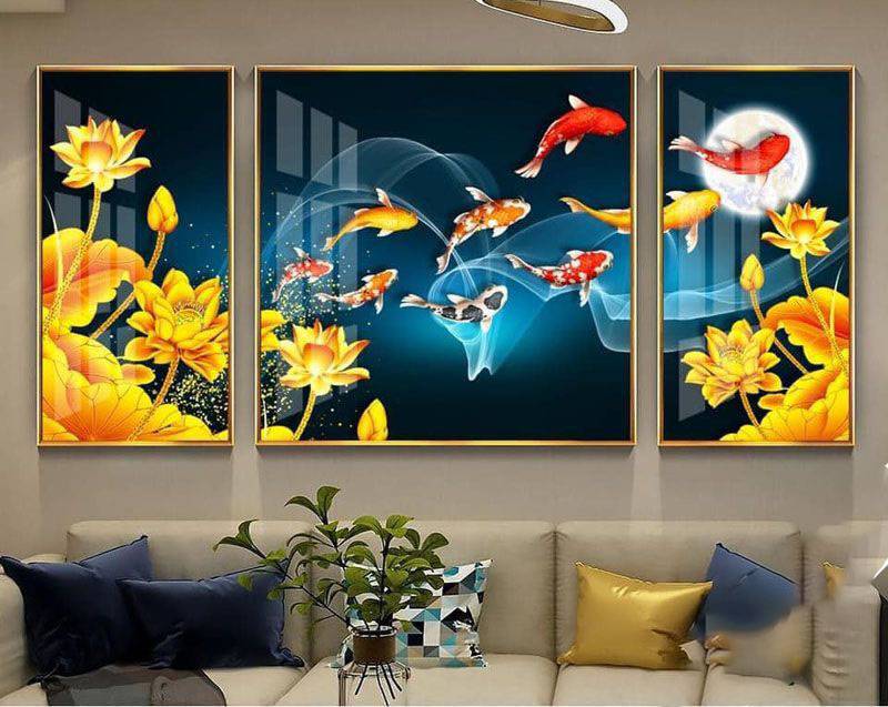 Tranh Đá Phòng Khách Cho Người Mệnh Hỏa Chuẩn Phong Thủy