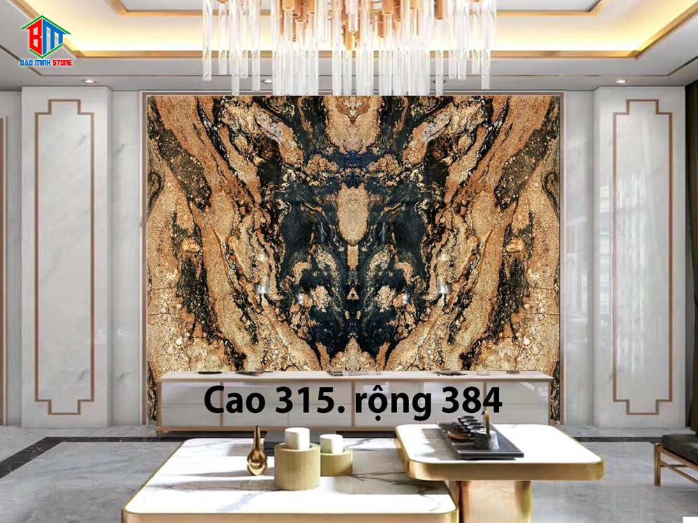 Quy trình ốp vách tivi với đá hoa cương